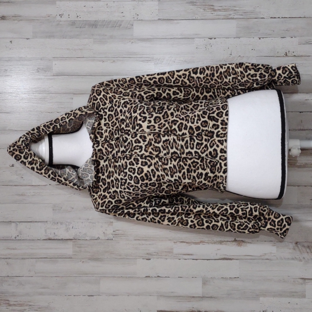love, fire Animal Print Juniors Hoodie